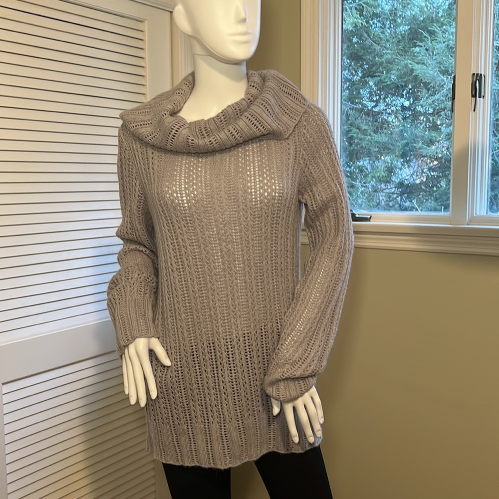 Axcess Gray Knit Sweater women size Large